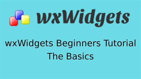 Microsoft Kinect Helper Library and Sample for <b>wxWidgets</b>. . Wxwidgets tutorial